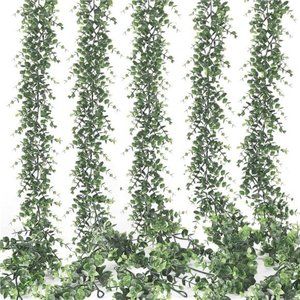 Eucalyptus Garland, 5pcs 30ft Greenery Garlands Fake Vines,Artificial Eucalyptus
